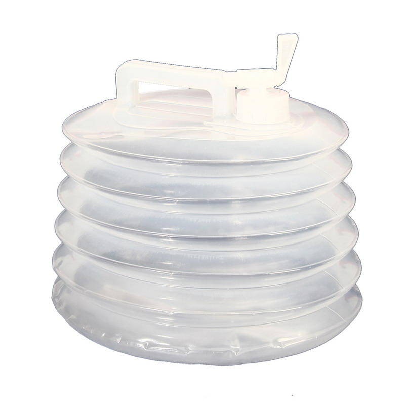 Draagbare Outdoor Camping Vouwbare PE watercontainer 10L 