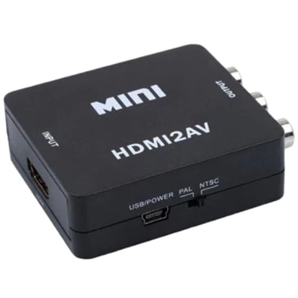 MINI HDMIからAV 1080P HDコンバータースイッチャーアダプター от Banggood WW