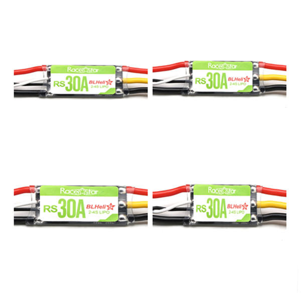 4X Racerstar RS30A 30A Blheli_S OPTO 2-4S ESC-steun Oneshot42 Multishot voor RC FPV Racing Drone