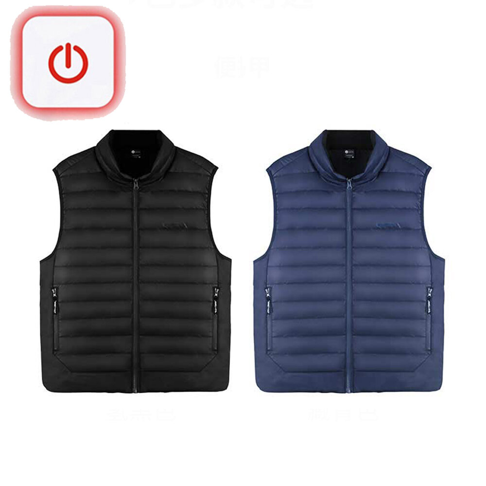 

90 FUN 4-Modes Electric Heated Vest USB-C Heated Windproof Washable Thermal Clothing Outdoor Skiing Heated Vest