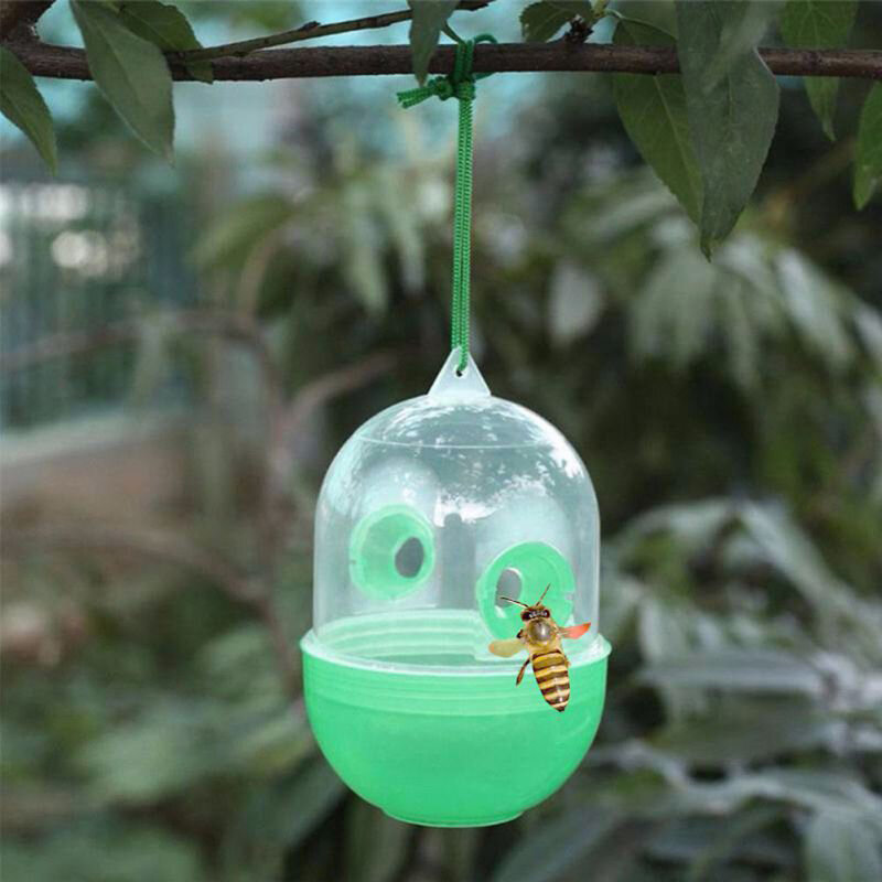 KCASA Hanging Bee Insects Trapper Pest Repeller Killer Flies Hornet Trap Catcher