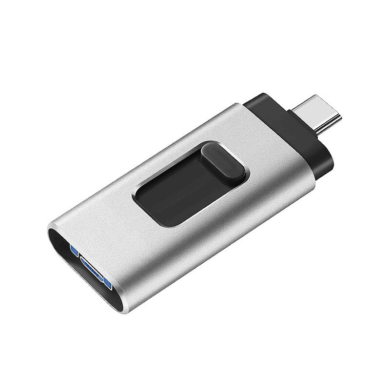 

Microdrive 3-in-1 USB3.0 Flash Drive USB/Micro/Type-C Tri-interface Pendrive 64G/128G/256G High Speed Data Transmission