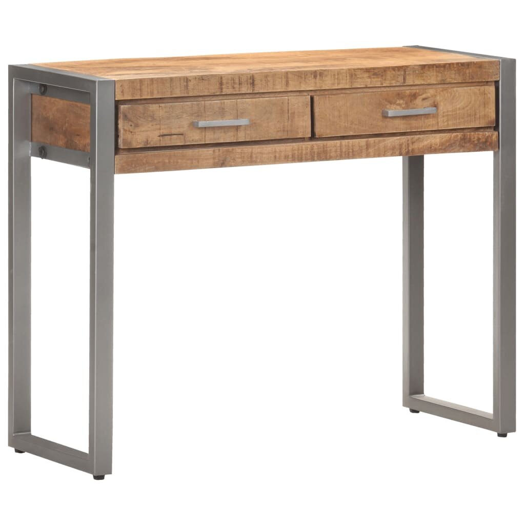 Solid Mango Wood Console Table 37.4''x13.8''x29.5''