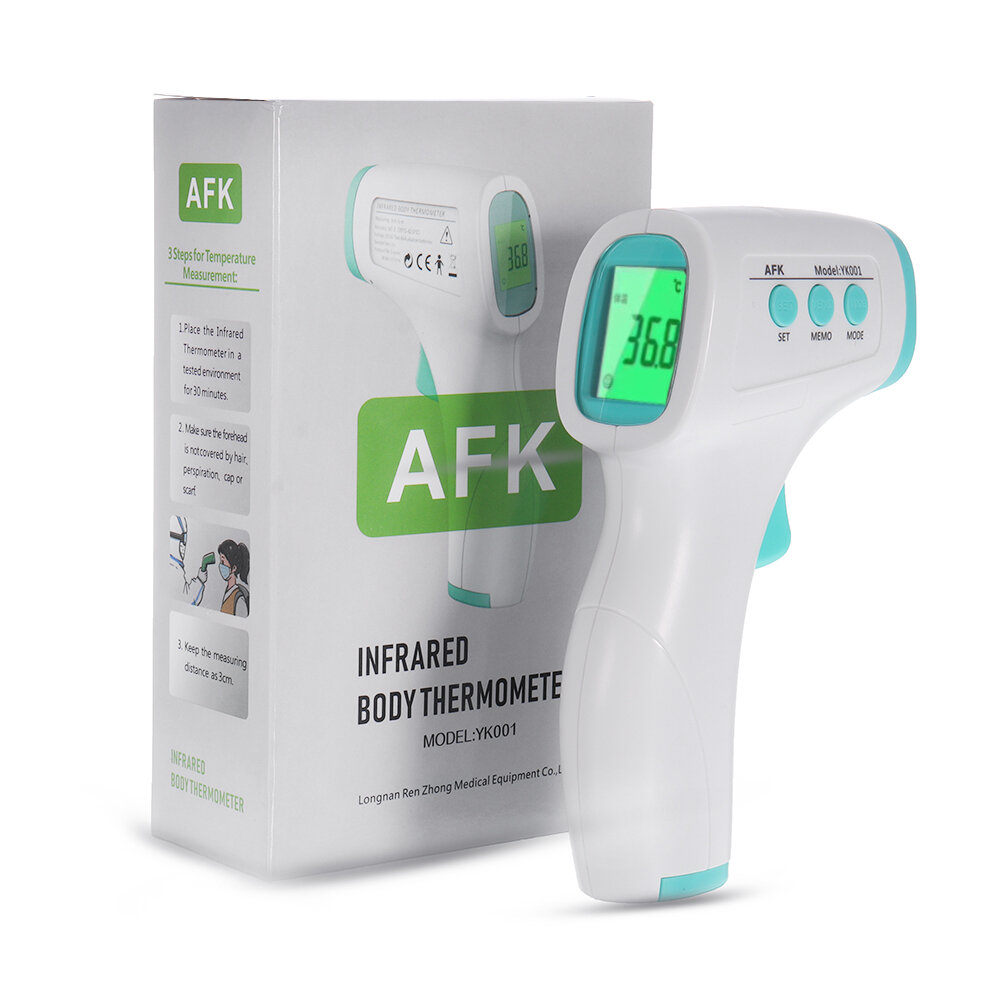 CE / FDA認定ポータブル額電子IR赤外線温度計非接触LCDデジタル温度発熱測定テスター赤ちゃん大人子供デジタル温度計