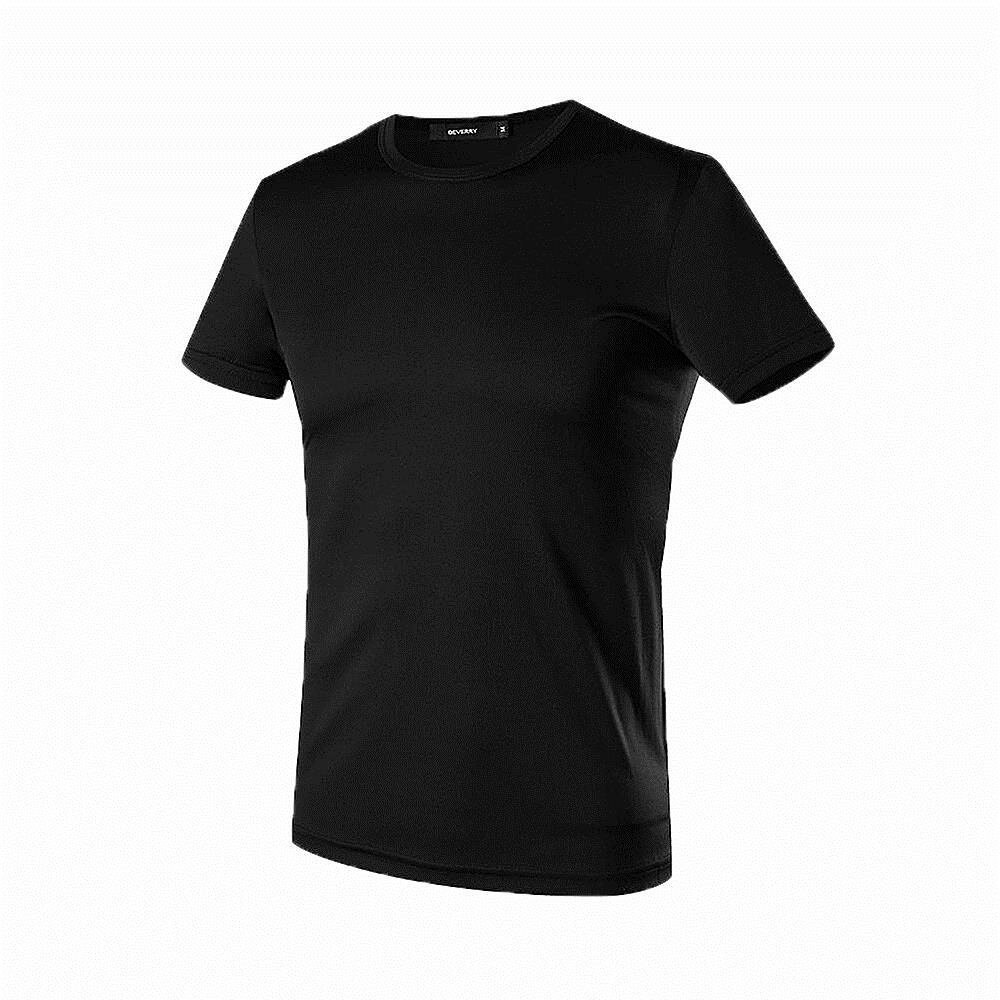 BEVERRY Herren-T-Shirts mit kurzen Ärmeln, atmungsaktiv, schweißabsorbierend und wasserabweisend gegen Verschmutzung, 2 in 1