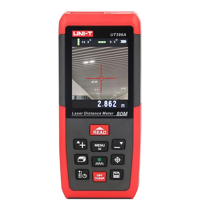 

UNI-T UT396A Professional 80M Laser Distance Meter Rangefinder Angle Electronic Level Area/Volume+ USB Data Storage +