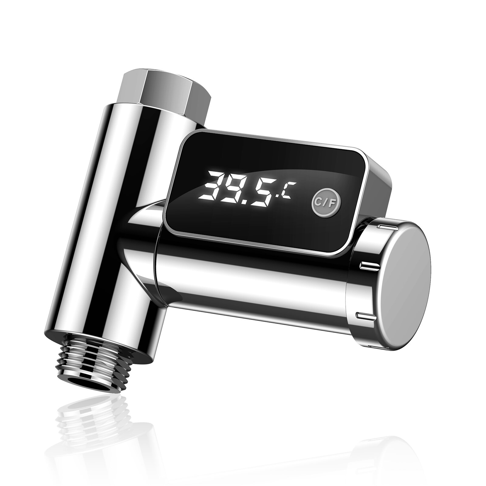 360 ? Rotatie LED Kranen Water Thermometer Fahrenheit Celsius Verstelbare Bad Creatieve LED Scherm D