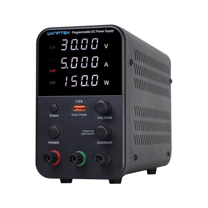 

WANPTEK WPS305H 30V 5A Adjustable DC Power Supply Programmable 4 Digits LED Display Switching Regulated Power Supply