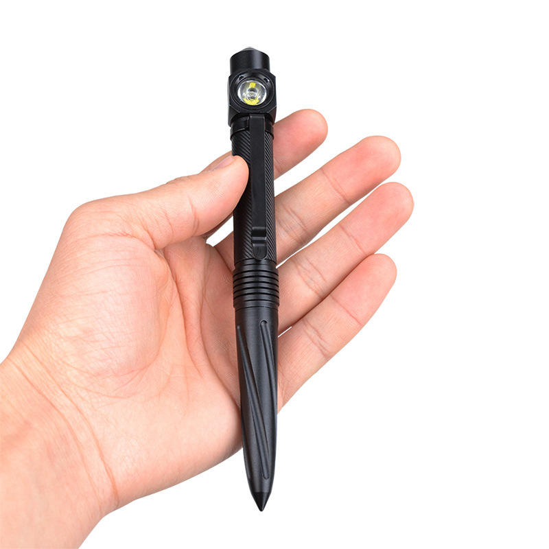 KALOAD EDC Tactical Pen Aluminiumlegierung Attack Kopf 2 Modi 150 Lumen Taschenlampe Pfeife Outdoor Emergency Safe Security Tool