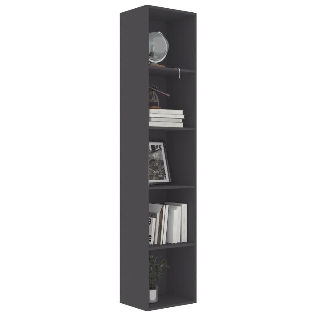 Book Cabinet Gray 15.7