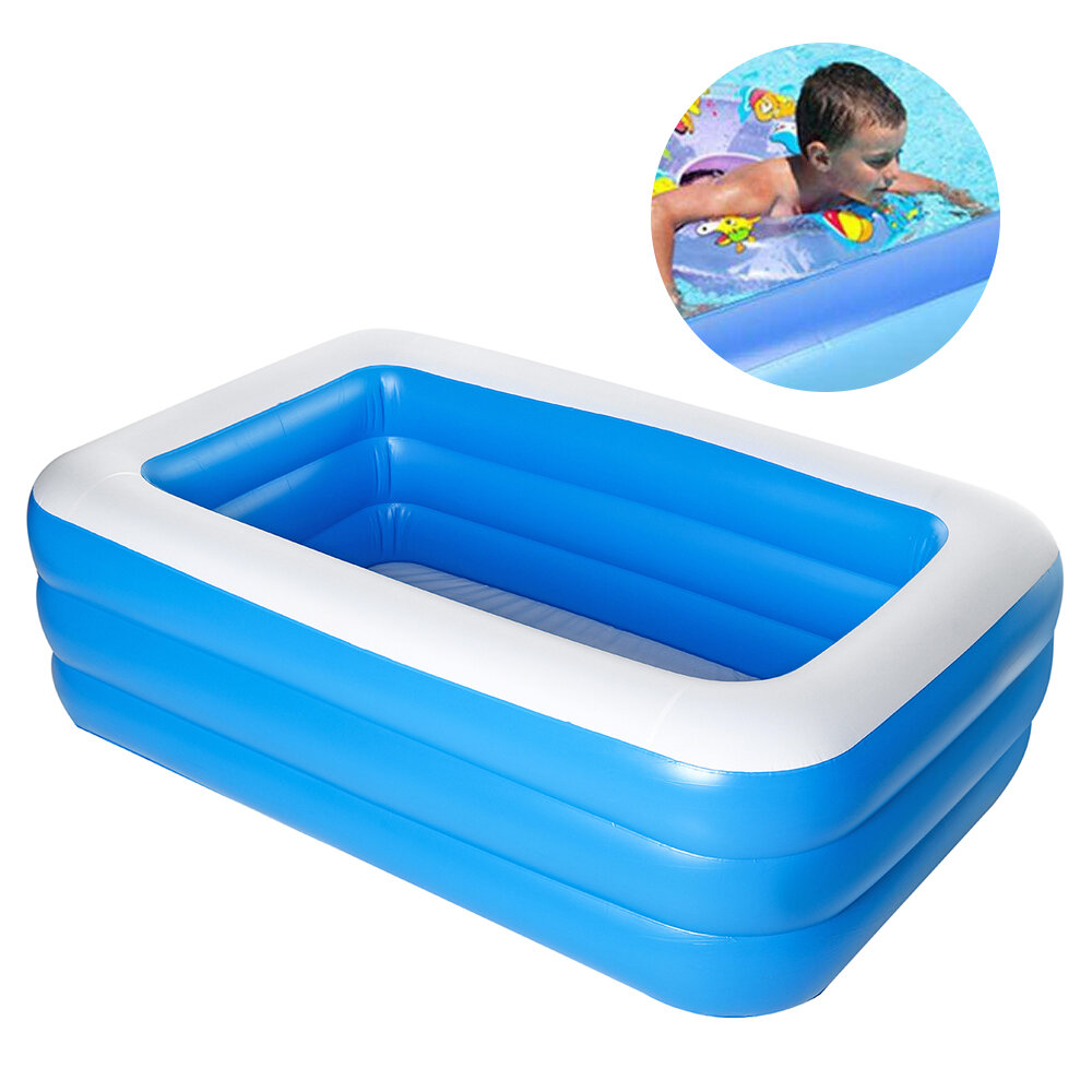 

1.5 / 1.8 / 2.1 / 2.6m Children's Inflatable Swimming Pool Baby Paddling Pool Summer Swimming Pool