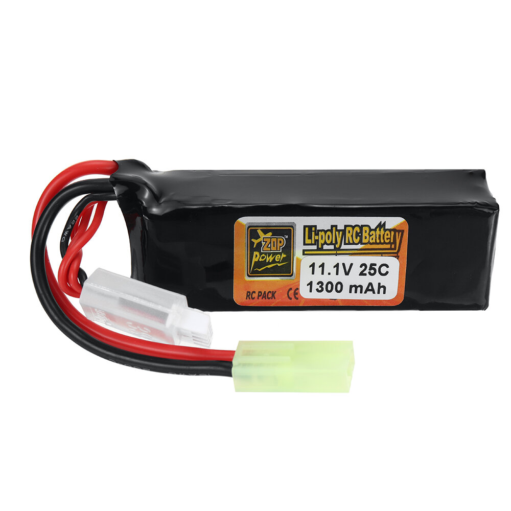 

ZOP Power 3S 11.1V 1300mAh 25C LiPo Battery T Plug for RC Car FPV Racing Drone Airplane Helicopter