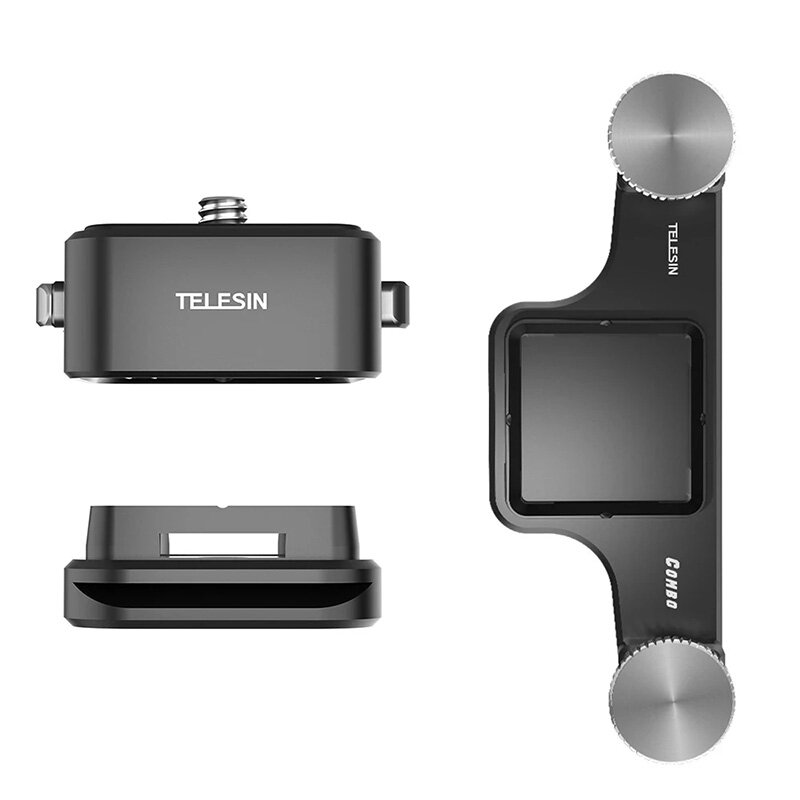 TELESIN Quick Release Plate Schouderriem Riem Basisklem voor GoPro Actie Camera DSLR Camera Statief 