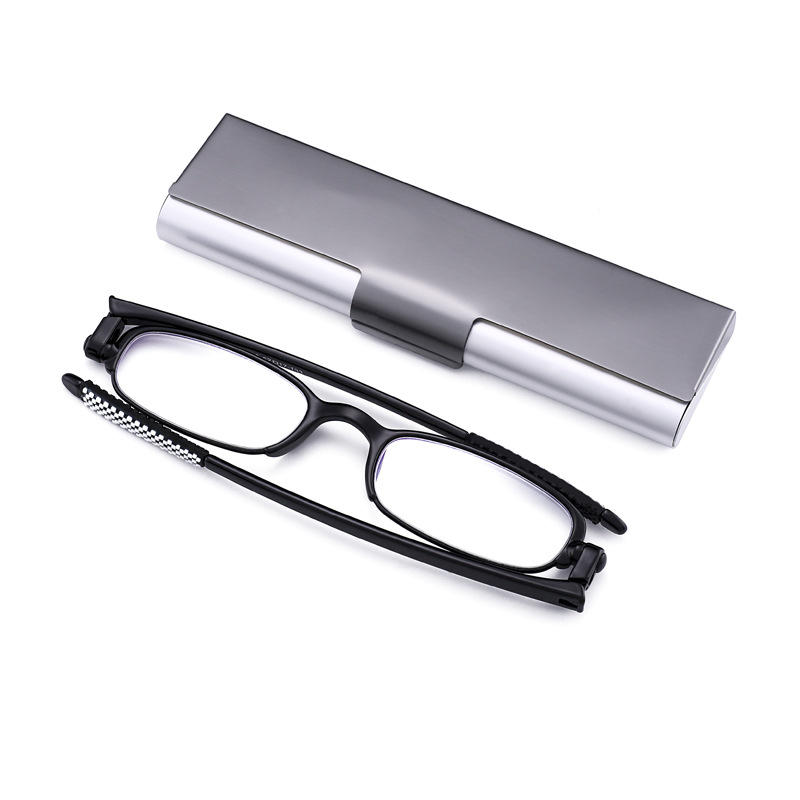 SHUAIDI® TR90 Black Frame Reading Glasses Super Light 108