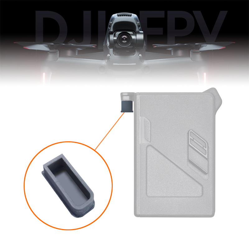 Batterij Stofdichte stofplug Beschermhoes voor DJI FPV Goggle Batterij RC Racer Drone