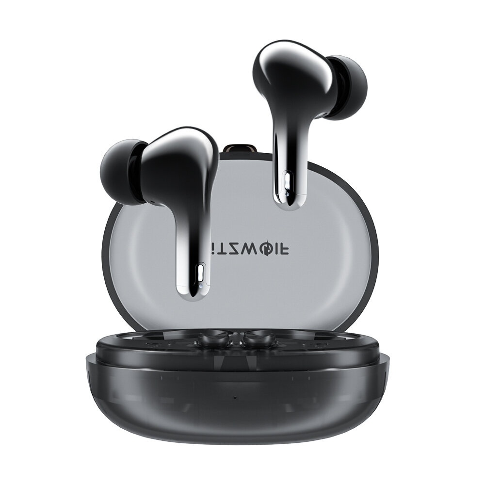 BlitzWolf® BW-FYE18 TWS bluetooth Earphone Wireless Earbuds Game Music Mode AAC Audio Semi-transparent Unique Earbuds with Mic