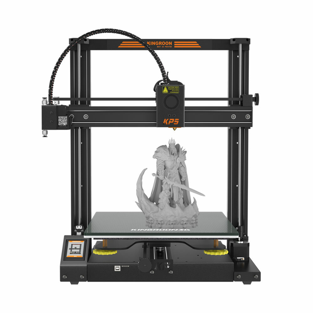 [EU Direct]KINGROON KP5L 3D Printer 300x300x330mm Titan Extruder Dual-axis Linear Guide Rails TMC2225 32-bit Silent Main