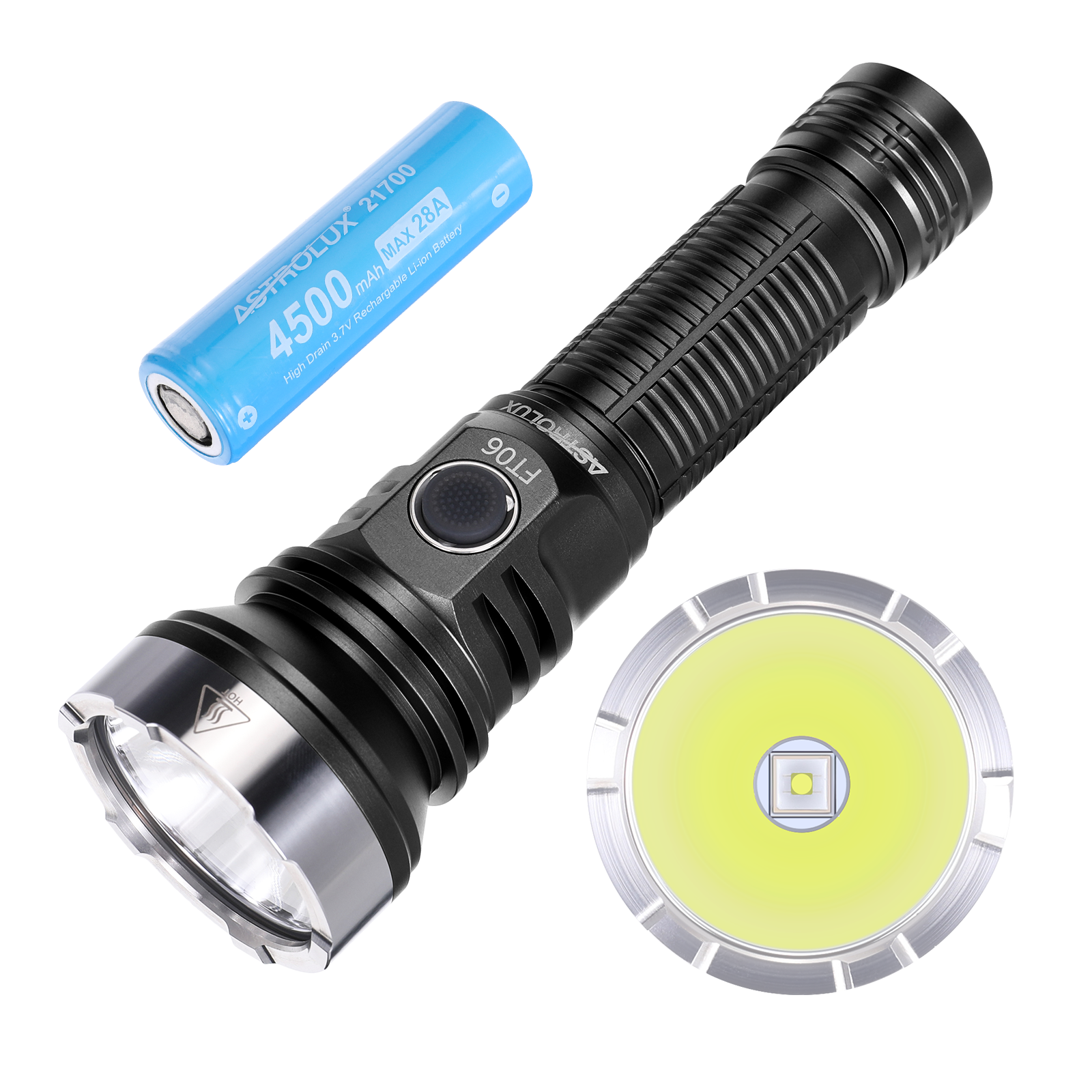 best price,astrolux,ft06,2850lm,1019m,flashlight,with,4500mah,discount