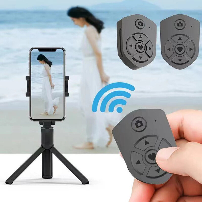 Bakeey bluetooth Remote Control Button Wireless Controller Self-Timer Camera Video Stick Shutter Mon