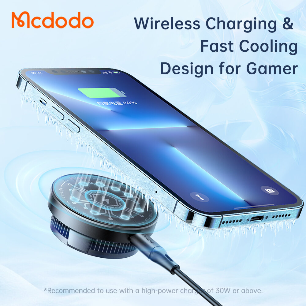 

Mcdodo CH-212 15W 10W 7.5W 5W Wireless Charger Fast Wireless Charging Pad for Qi-enabled Smart Phones for iPhone 12 13 1
