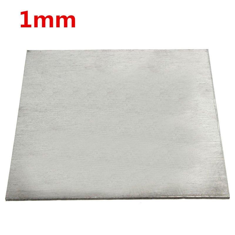 Titanium Alloy Plate TC4/GR5 Titanium Plate 1×100×100mm