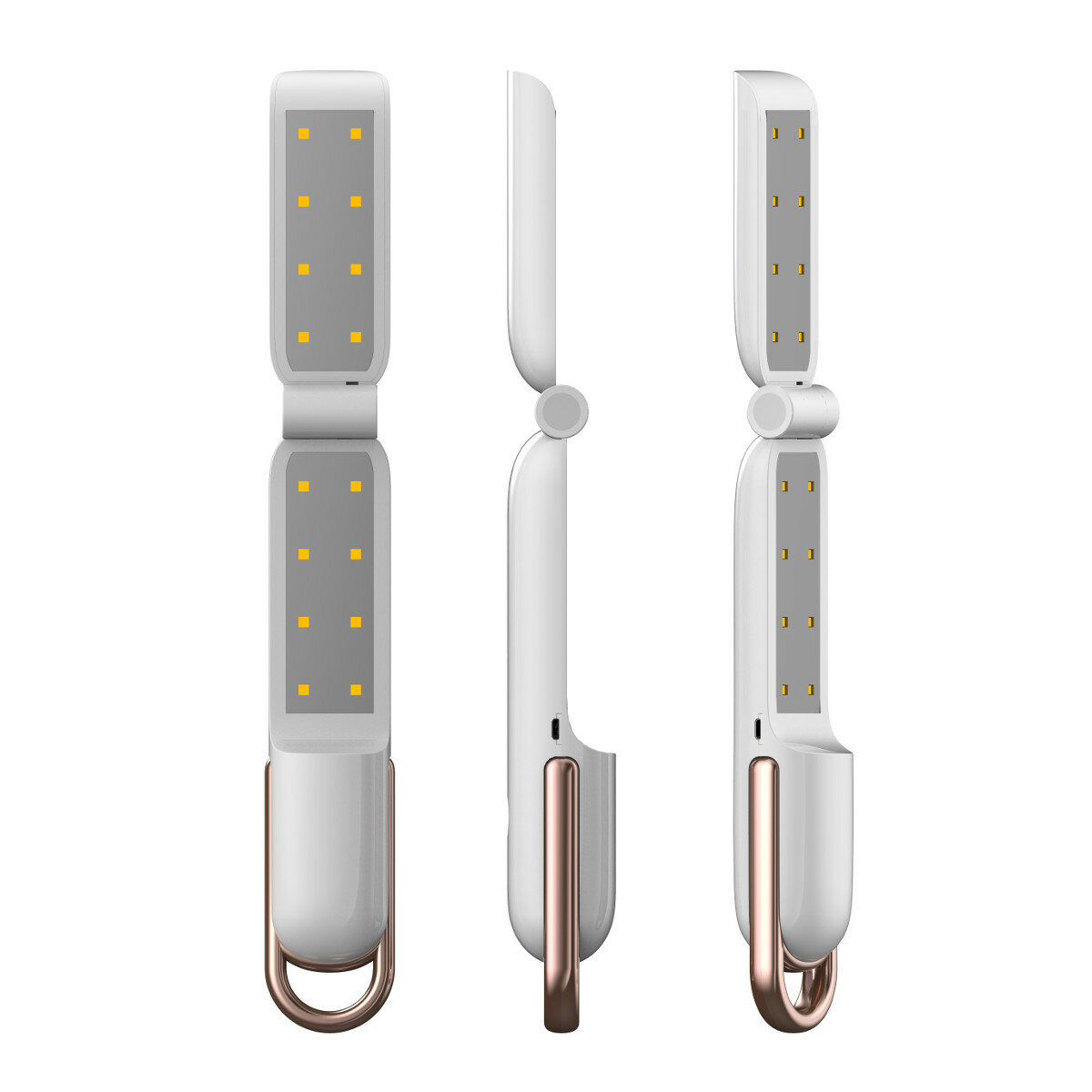 

16x LED UVC Ручной складной USB-дезинфекция Бактерицидный фонарик Ультрафиолетовый УФ-стерилизатор Лампа Home Travel Fac