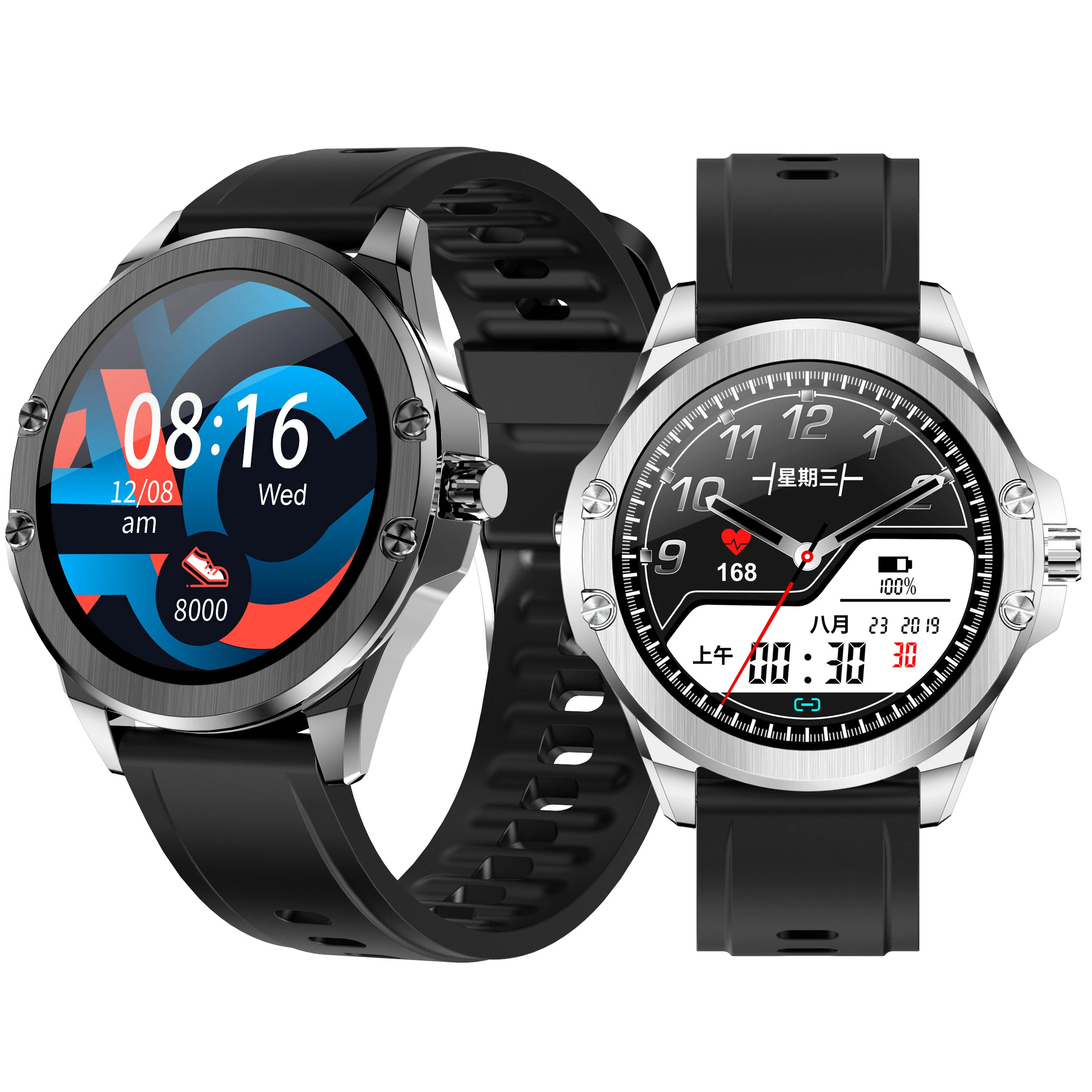 SENBONO S11 1.28 Full Touch Screen Heart Rate Monitor Blood Pressure Measurement Fitness Tracker IP68 Waterproof Smart Watch