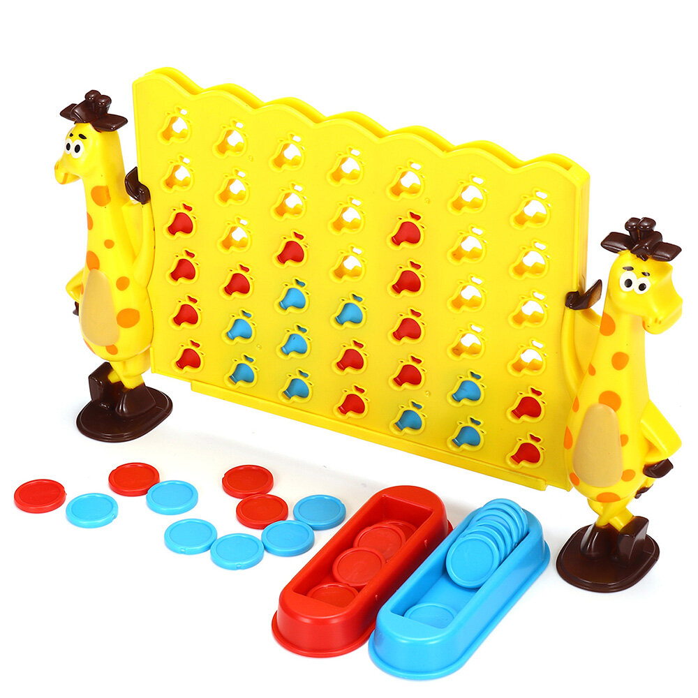 Children's Board Game Stereoscopic Bingo Chess Toy with Giraffe Decoration for Puzzle & Game Toys