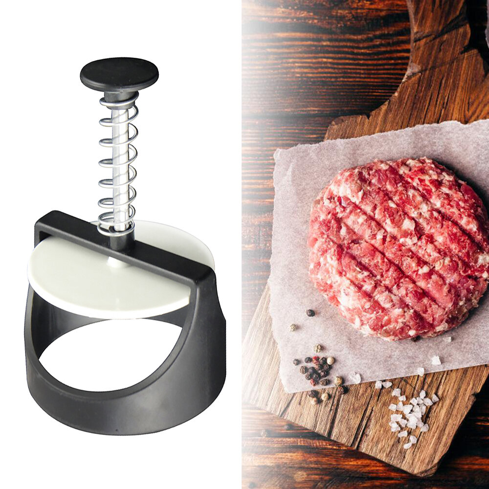 

Пластмассовый пресс для белья Burger Slitter Patty Mold из нержавеющей стали Meat Press Maker Кулинария Инструмент Meat