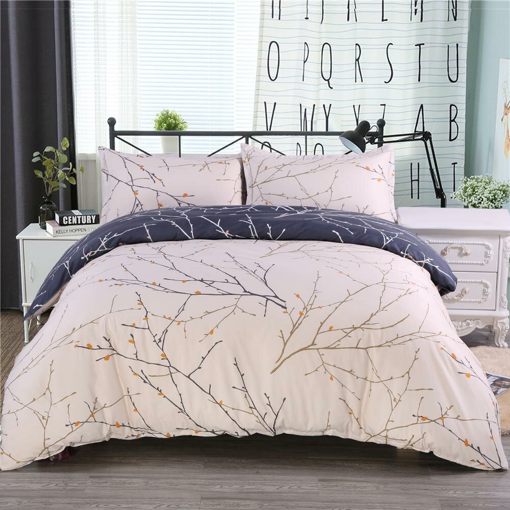 

3PCS 3D Tree Branch Bedding Sets with Ultra-soft Polyester Fabrics Comforter for Home/Hotel Textiles