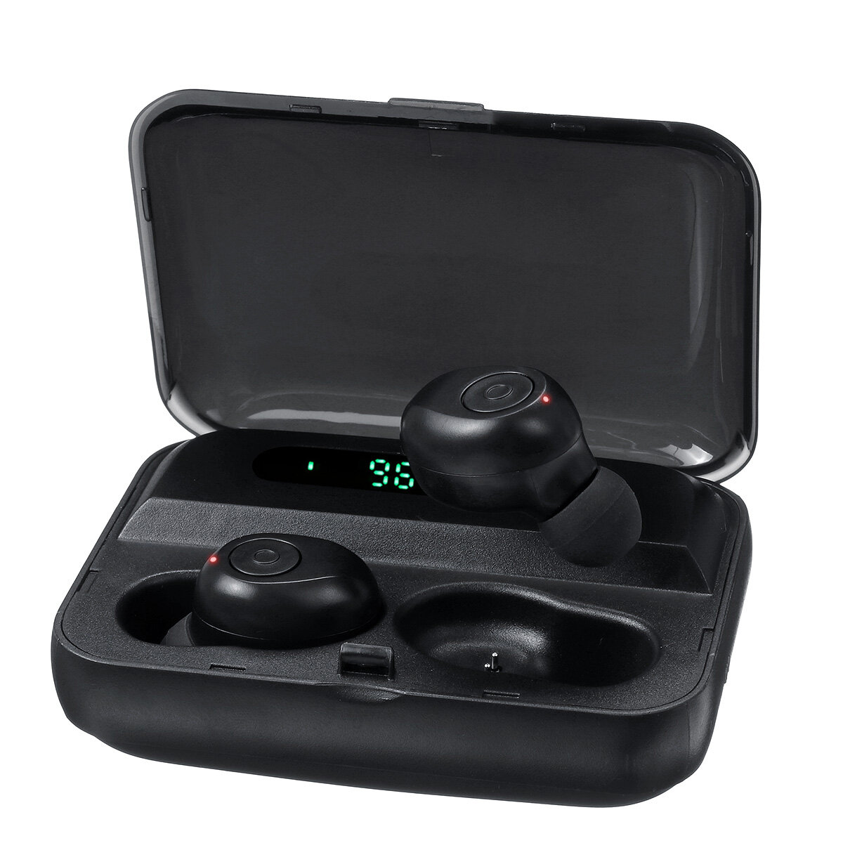 Portable TWS Wireless bluetooth Stereo Earphone Intelligent Control Waterproof Earbuds with LED Digi