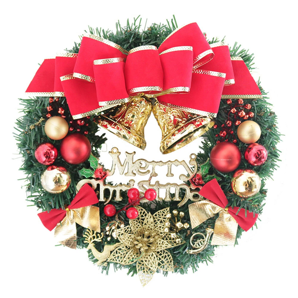 Christmas wreath chirstmas birthday home decoration wreath creative mutiple styles decor for home office