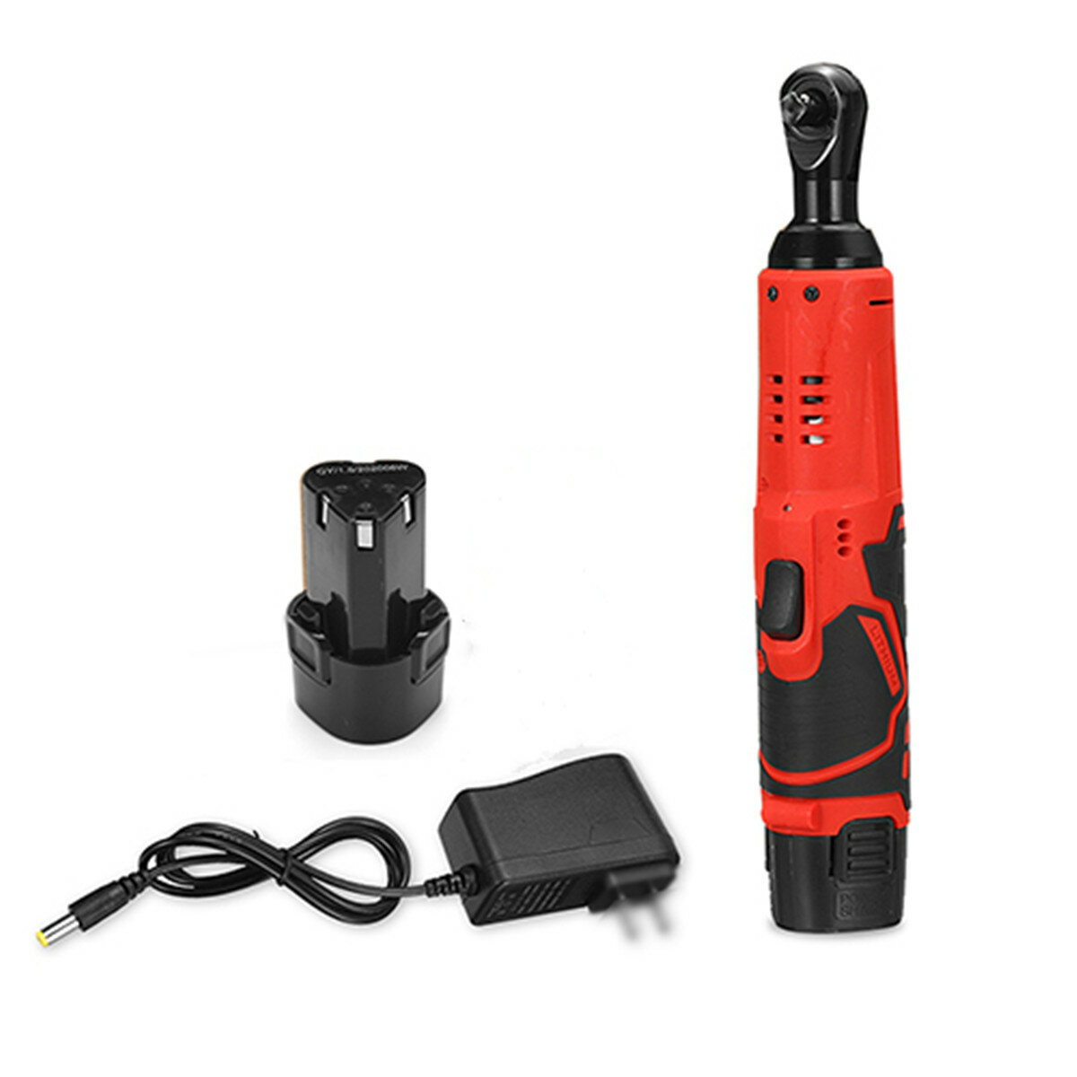 12V 4000mAh 3/8'' 65N.m Battery Ratchet Handheld Electric Wrench Set with 1/ 2 Batteries