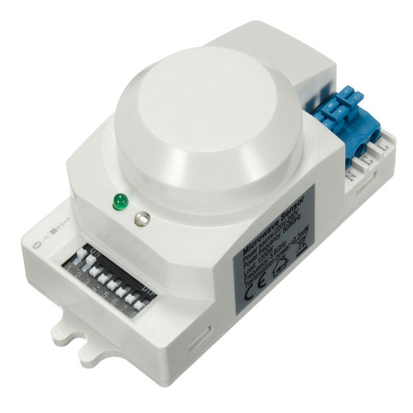 

1PCS SK-600 AC 220V-240V 5.8GHz Microwave R adar Sensor Body Motion HF Detector Light Switch