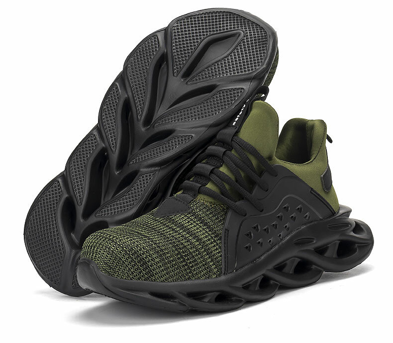 

Men Steel Toe Cap Breathable Anti Smashing Work Safety Sneakers