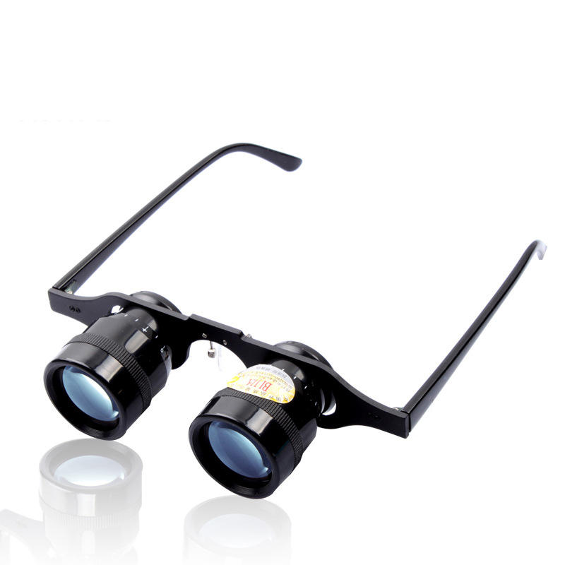 BIJIA 10x34 Ferngläser 10x Brillen Teleskop Super Low Vision Schutzbrillen Wandern Gläser für die Jagd
