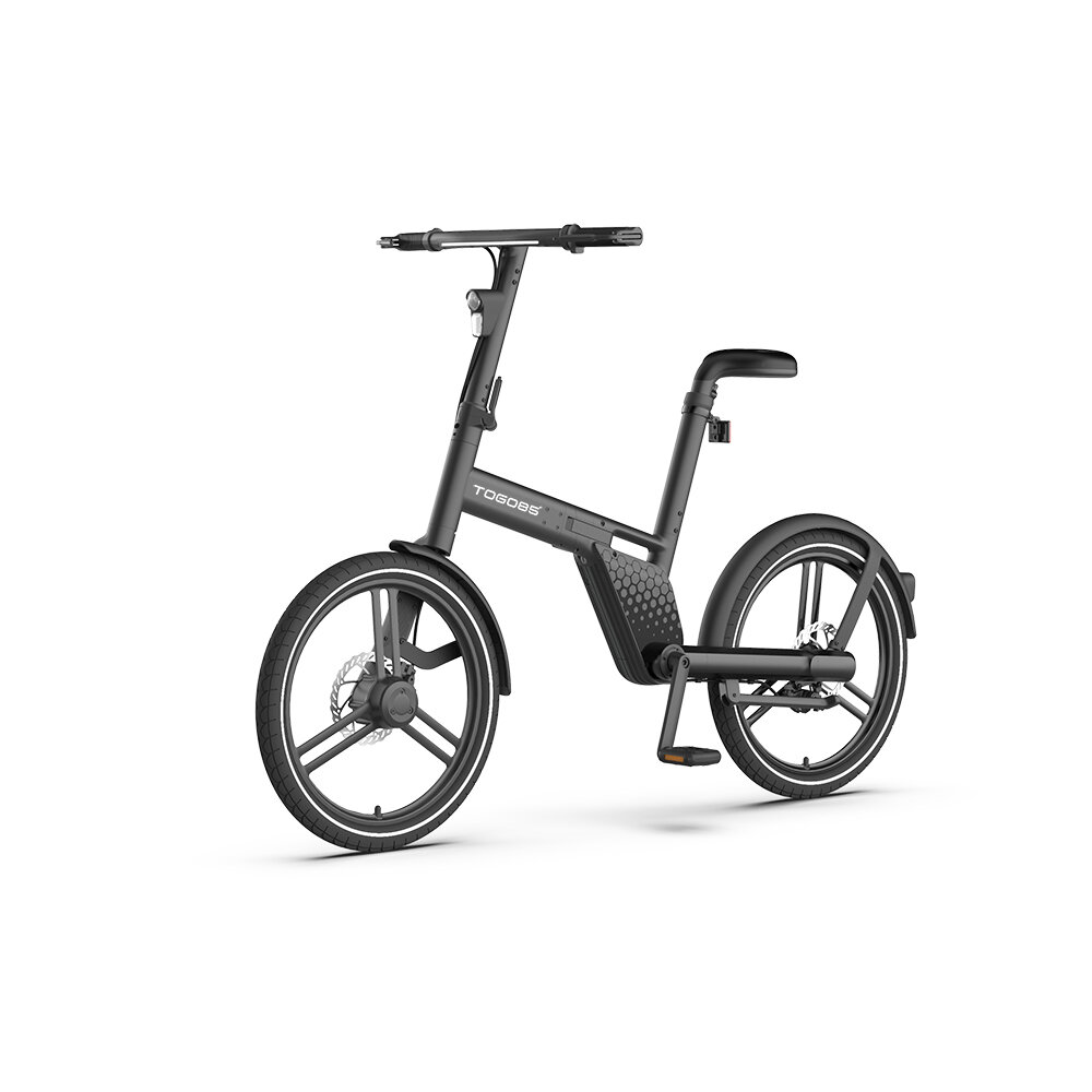 [EU DIRECT] TOGO85° CD04 6.2Ah 36V 200W 20in Folding Moped Bicycle 25km/h Max 30-50KM Mileage Electric Bike