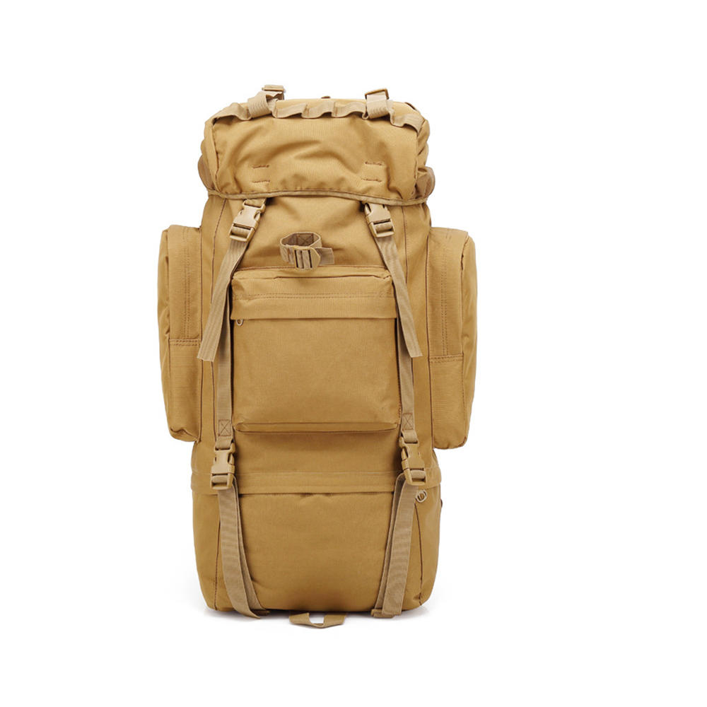 65L Outdoor Tactical Molle Backpack Rucksack Waterproof 900D Nylon Shoulder Bag Camping Hiking Trekk