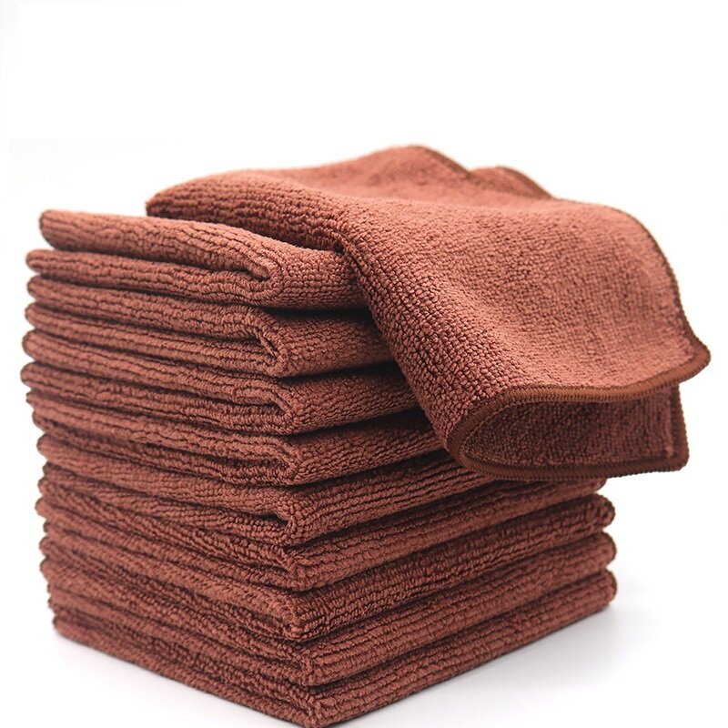 10Pcs Microfibre Cleaning Car Soft Cloth Washing Cloth Towel 30x30cm Water Suction Auto Home Washing Duster Towel