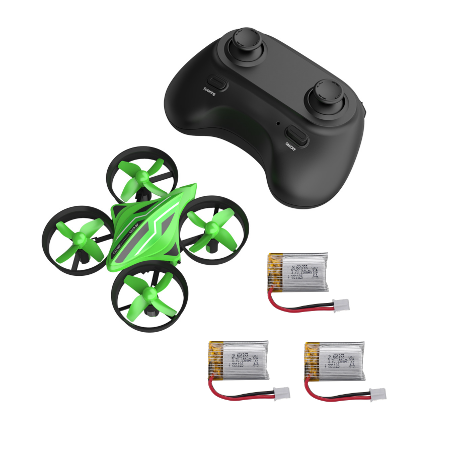 

Eachine E017 Mini 2.4G 4CH 6-Axis Altitude Hold Headless Mode RC Drone Quadcopter RTF with Three Batteries