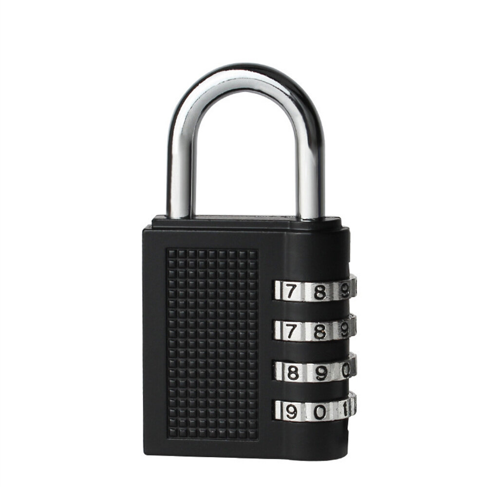 

Zinc Alloy 4-Digit Black Mechanical Combination Lock 804013mm Secure Gate Gym Locker Modern Design High-Quality Durabili