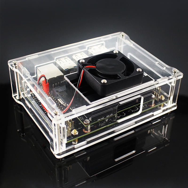 Acryl Case Box met koelventilator voor NVIDIA Jetson Nano Developer Module Kit Shell Enclosure Coole