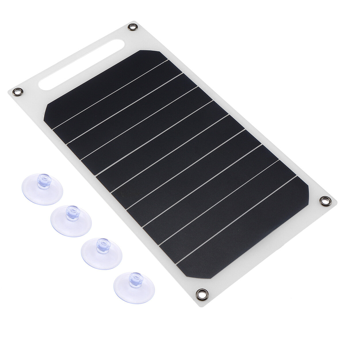 5V 10W Portable Solar Panel Slim & Light USB Charger Charging Power Bank Pad 