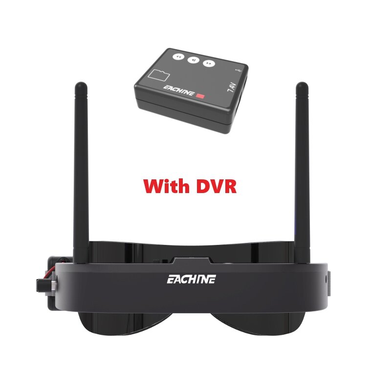 

Eachine EV100 720*540 5.8Ghz 72CH FPV Goggles with 1280*480 Mini DVR Built-in Battery For RC Drone