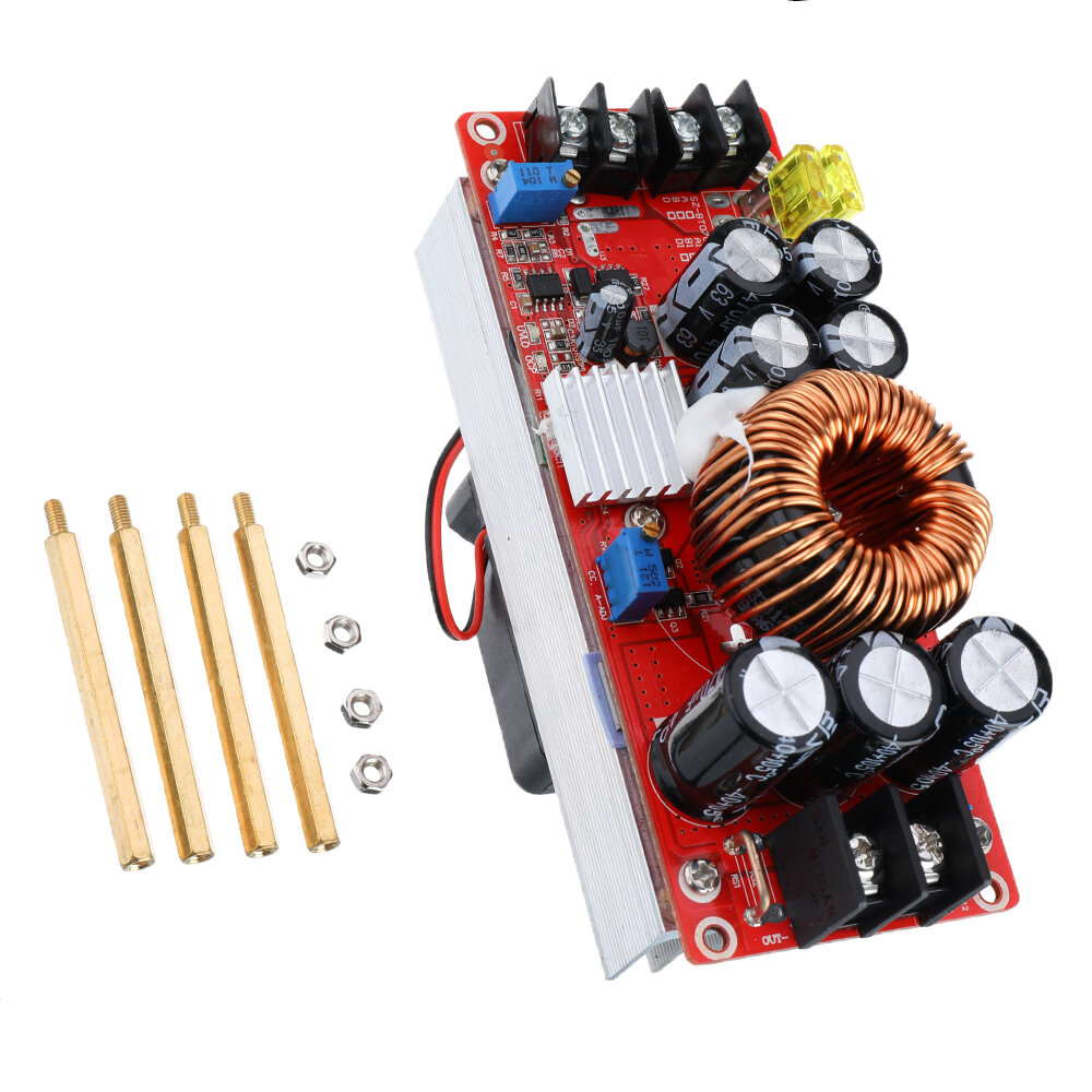 1500W 30A DC-DC Boost Converter Step-up Power Supply Module 10~60V Out 12~90V
