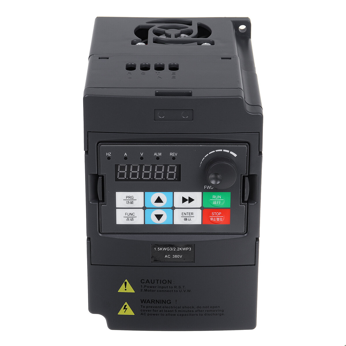 3HP 0.75kw/1.5kw/2.2kw Variable Frequency Drive Inverter VFD 3 Phase To 3 Phase VFD 380V