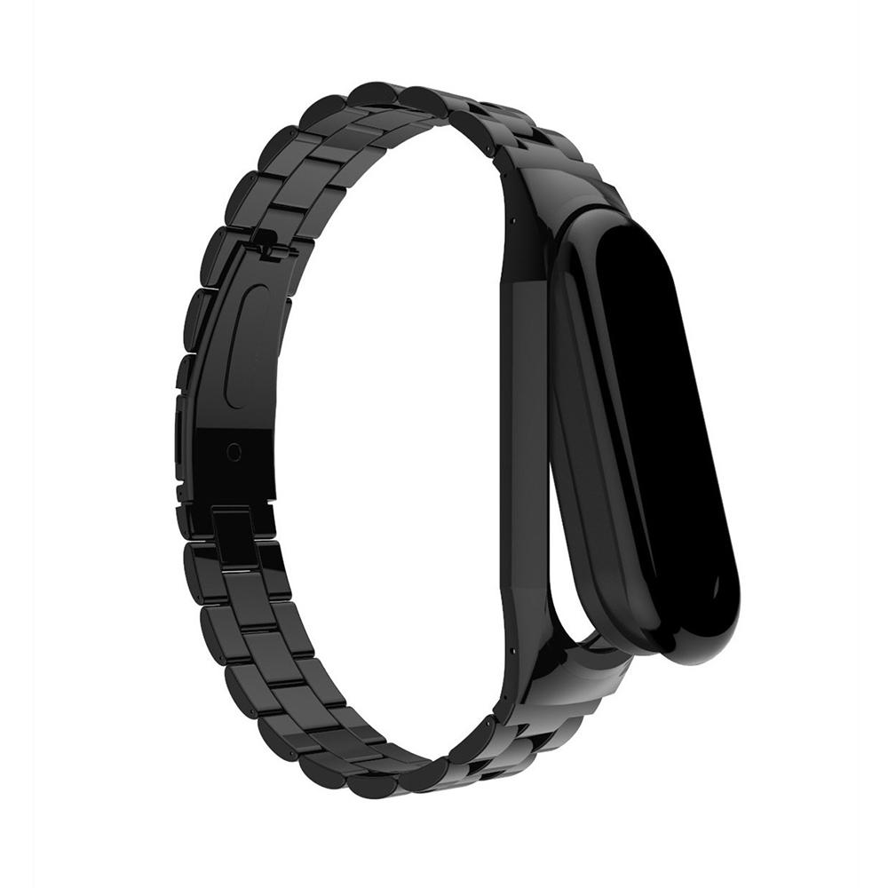 Bakeey Anti-verloren horlogeband Roestvrij stalen vouwsluiting armband voor Xiaomi Mi Band3 Niet-ori
