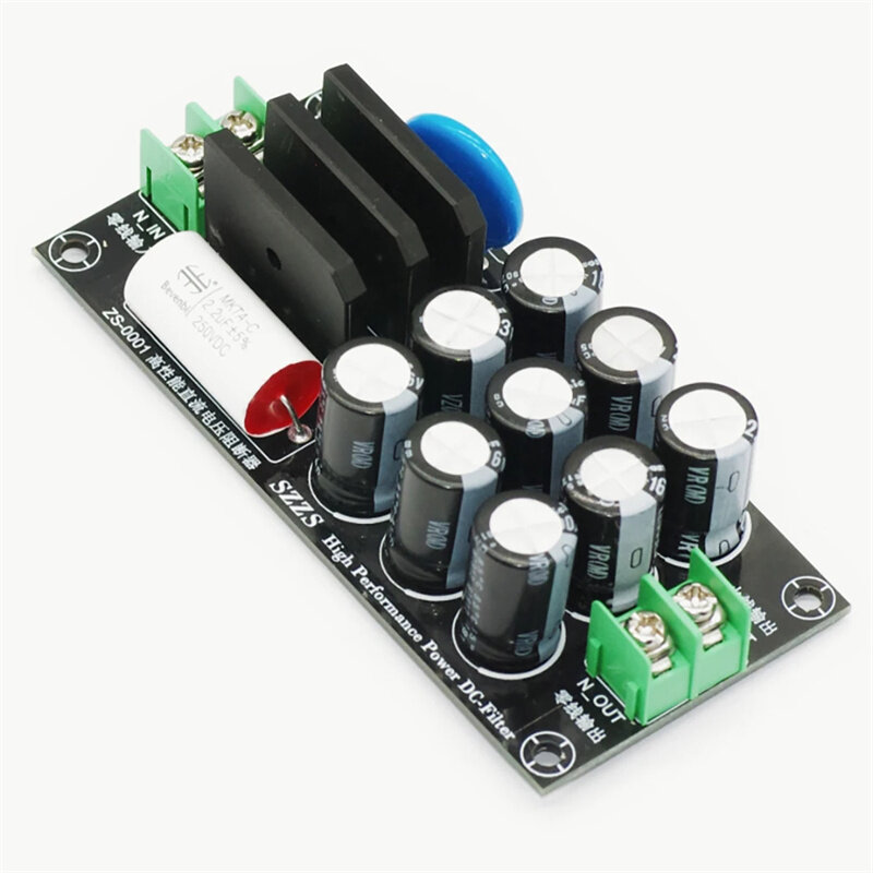 25A AC Power Filter DC Block Filtering DC Component Audio Isolation Overvoltage Surge Protection for Audio Power Amplifi