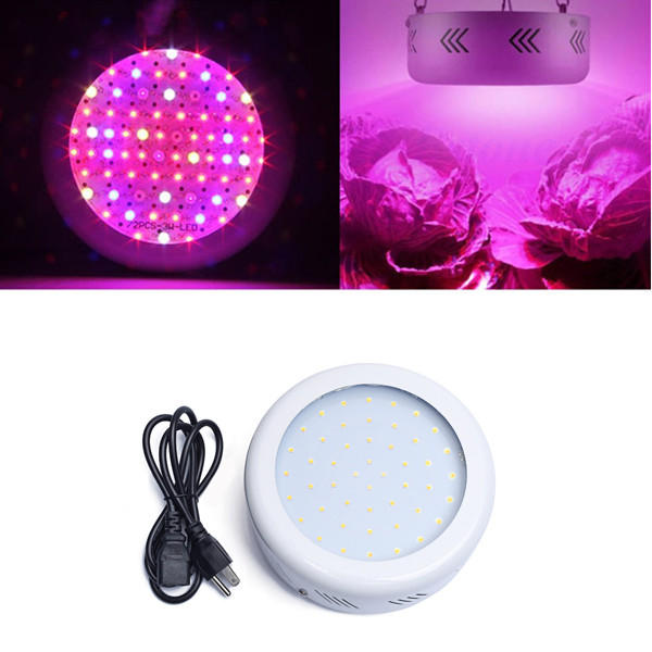 40W Full Spectrum UFO 50 LED-plantlamp Indoor hydrocultuur Grow Lamp voor groentebloem AC85-265V