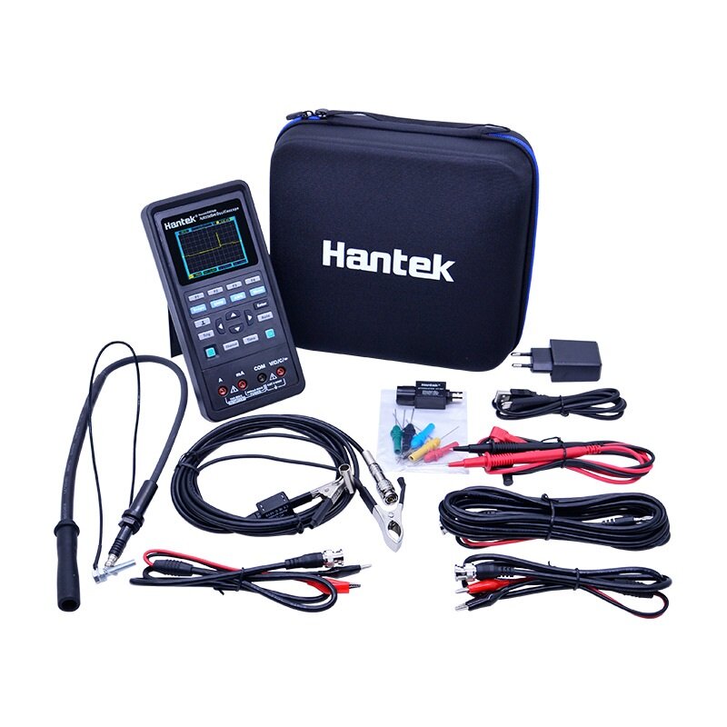 Hantek 2D82 AUTO Digitale Oscilloscoop Multimeter 4 in1 2 Kanalen 80 MHz Signaalbron Automotive Diag